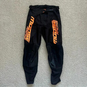 Moose Racing M1 Agroid Racewear Pants Men’s Size 28 Black Orange Motocross,